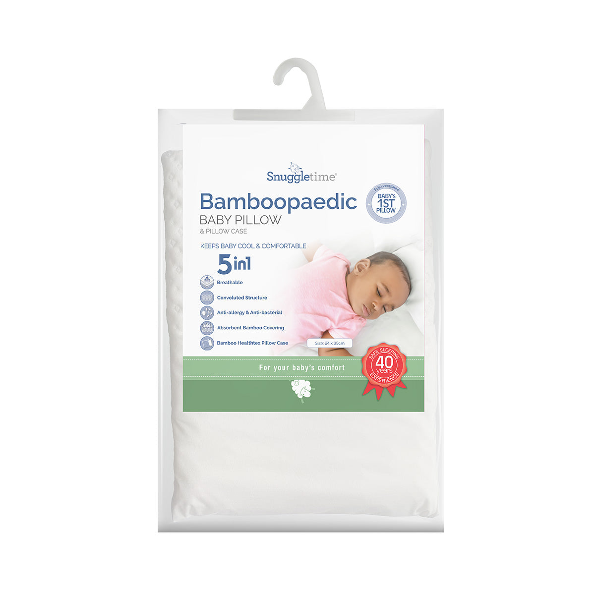 Snuggletime Bamboopaedic Baby Pillow