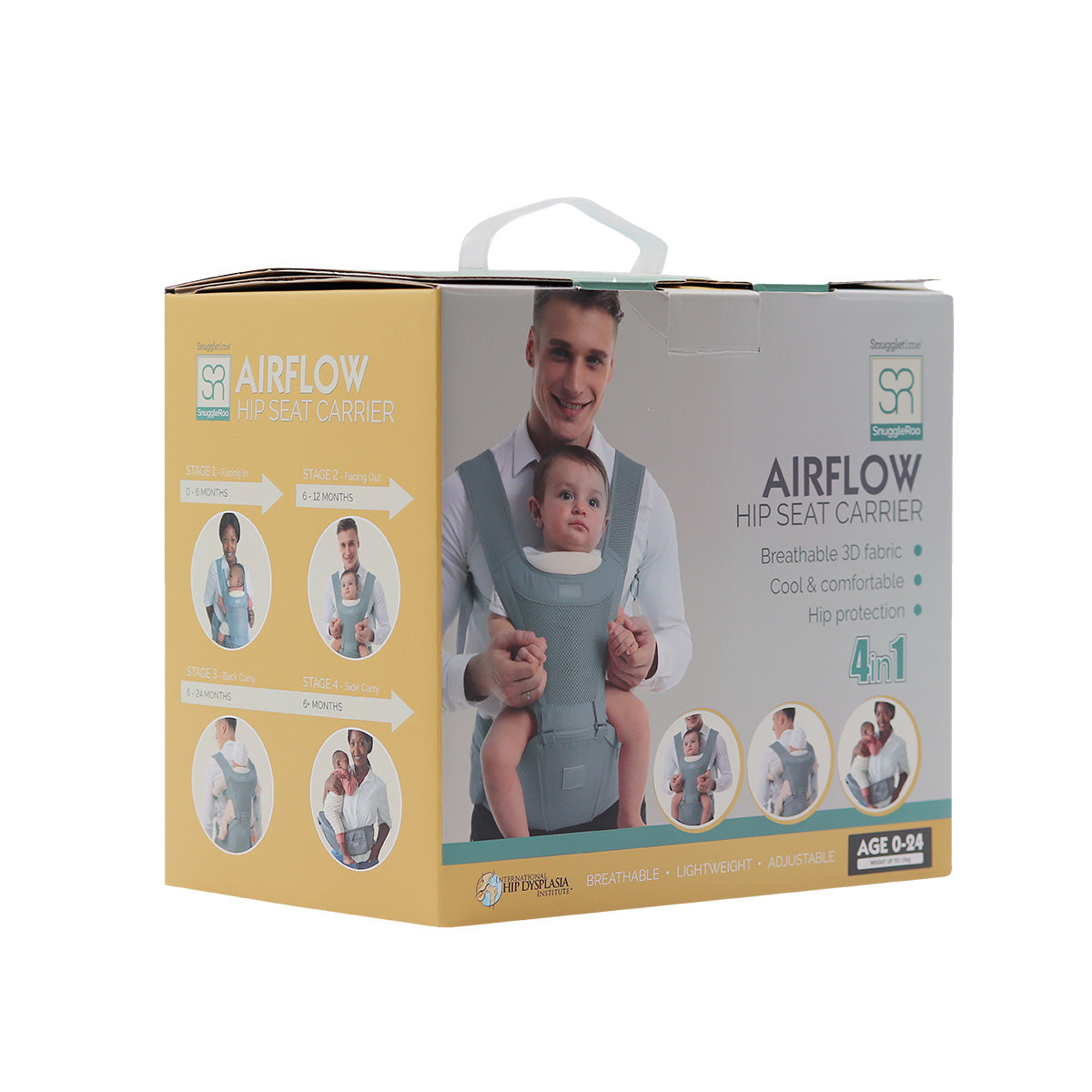 Snuggletime SnuggleRoo Airflow Hip Seat Carrier