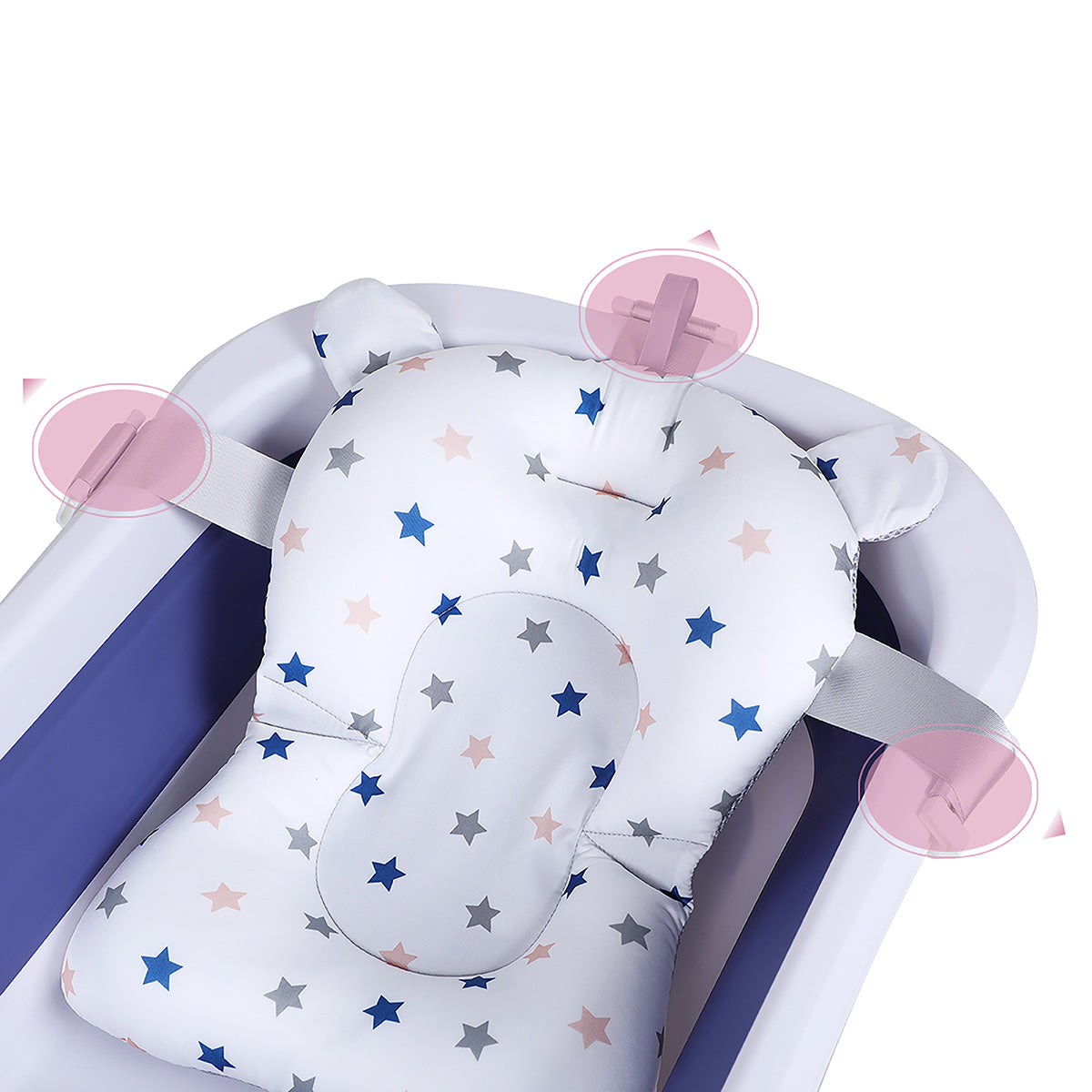 Snuggletime Microbead Baby Bath Tub Cushion