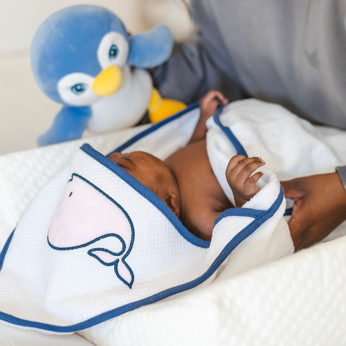 Snuggletime Hooded Towel &amp; Washcloth