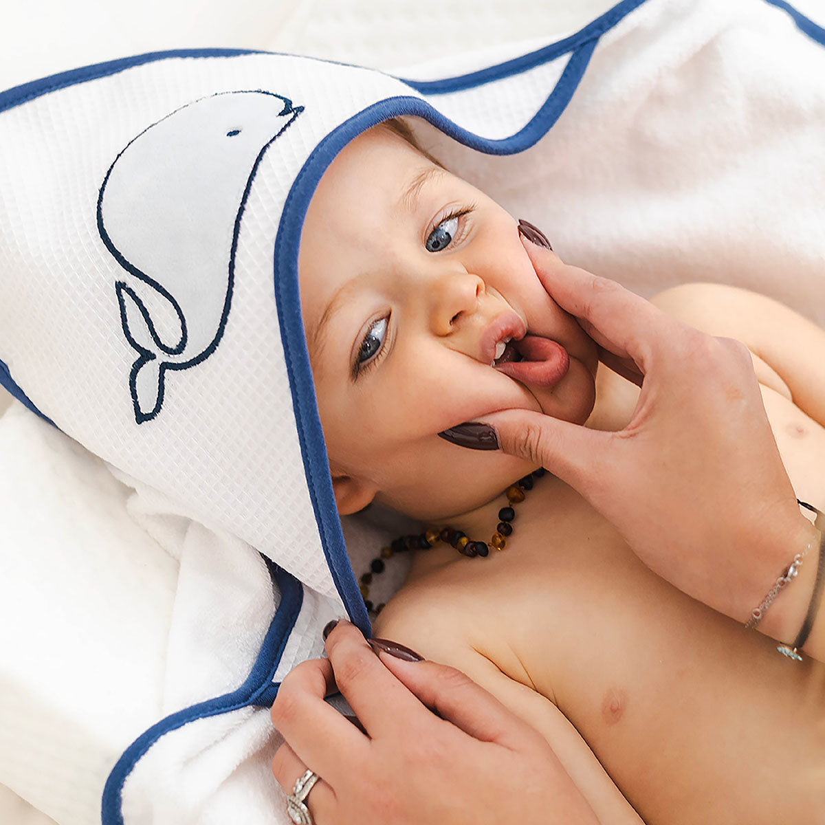 Snuggletime Hooded Towel &amp; Washcloth