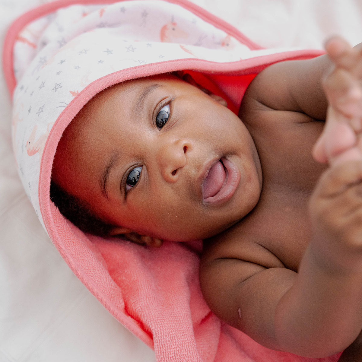 Snuggletime Hooded Towel and washcloth