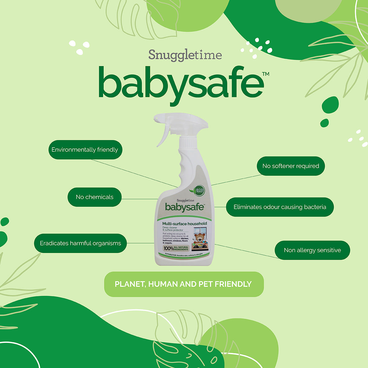 BabySafe Multi-Surface Household Deep Cleaner and Surface Protector - 500ml