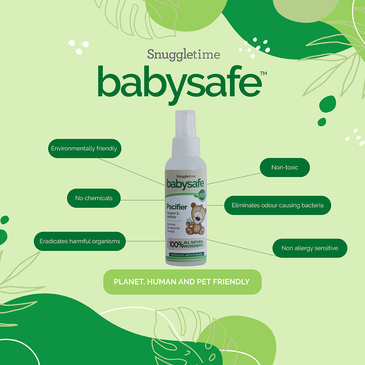 BabySafe Pacifier Cleaner &amp; Sanitiser - 100ml