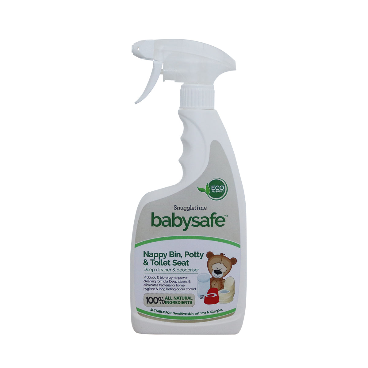 BabySafe Nappy Bin, Potty &amp; Toilet Seat Deep Cleaner and Deodoriser - 500ml