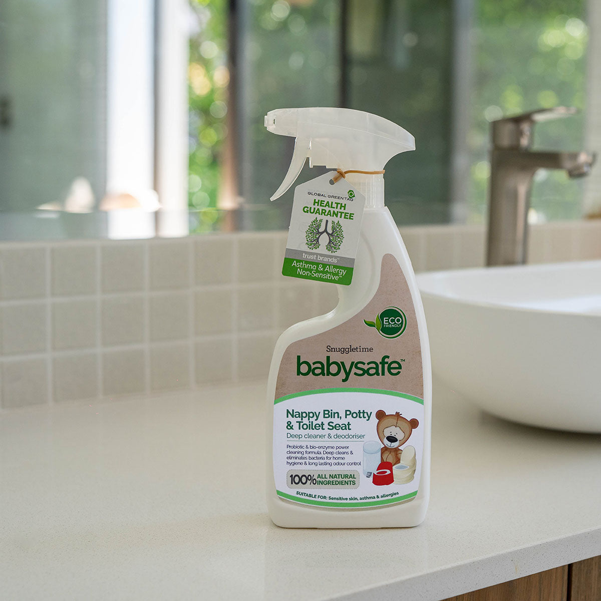 BabySafe Nappy Bin, Potty &amp; Toilet Seat Deep Cleaner and Deodoriser - 500ml