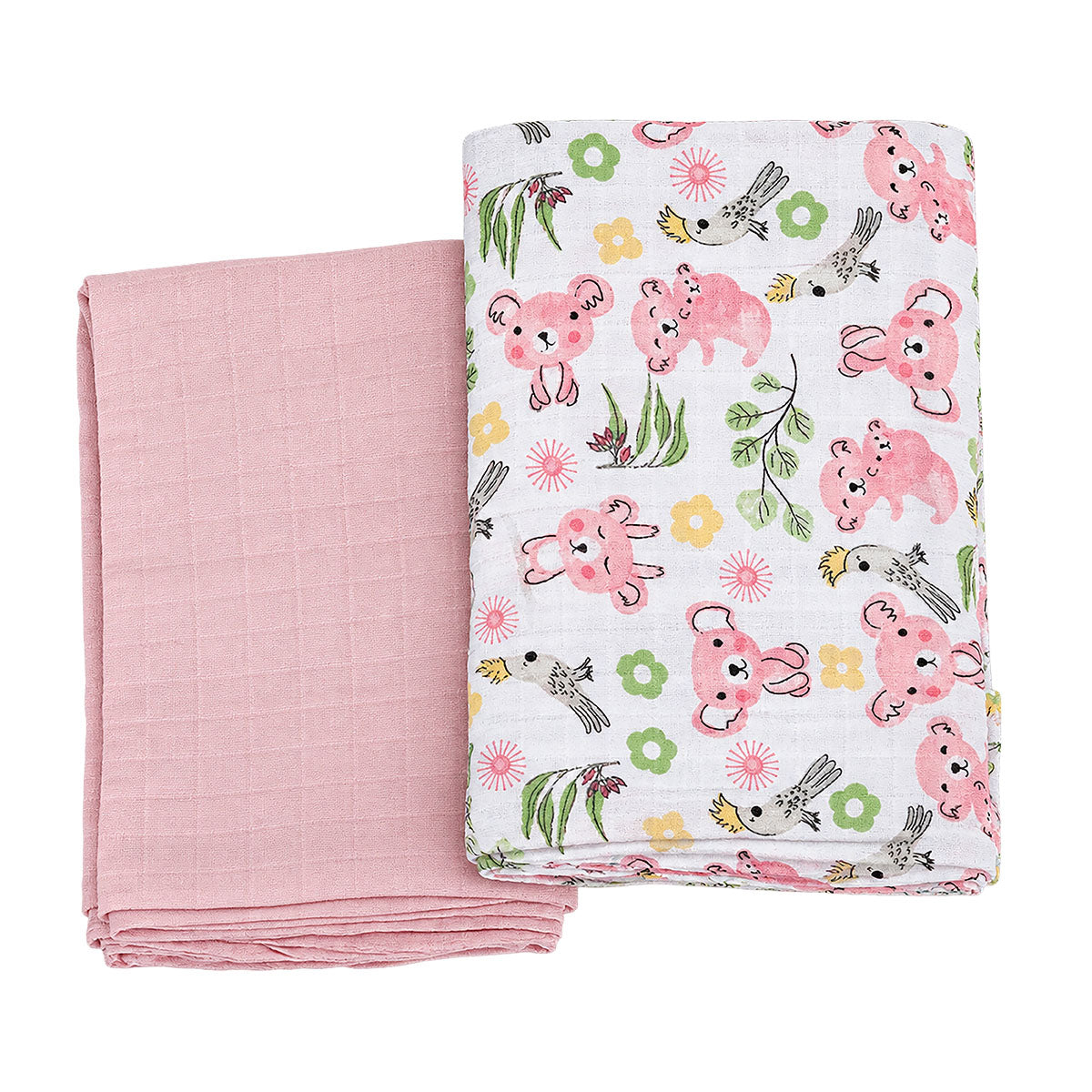Snuggletime Bamboo Muslin Receiver 2pk