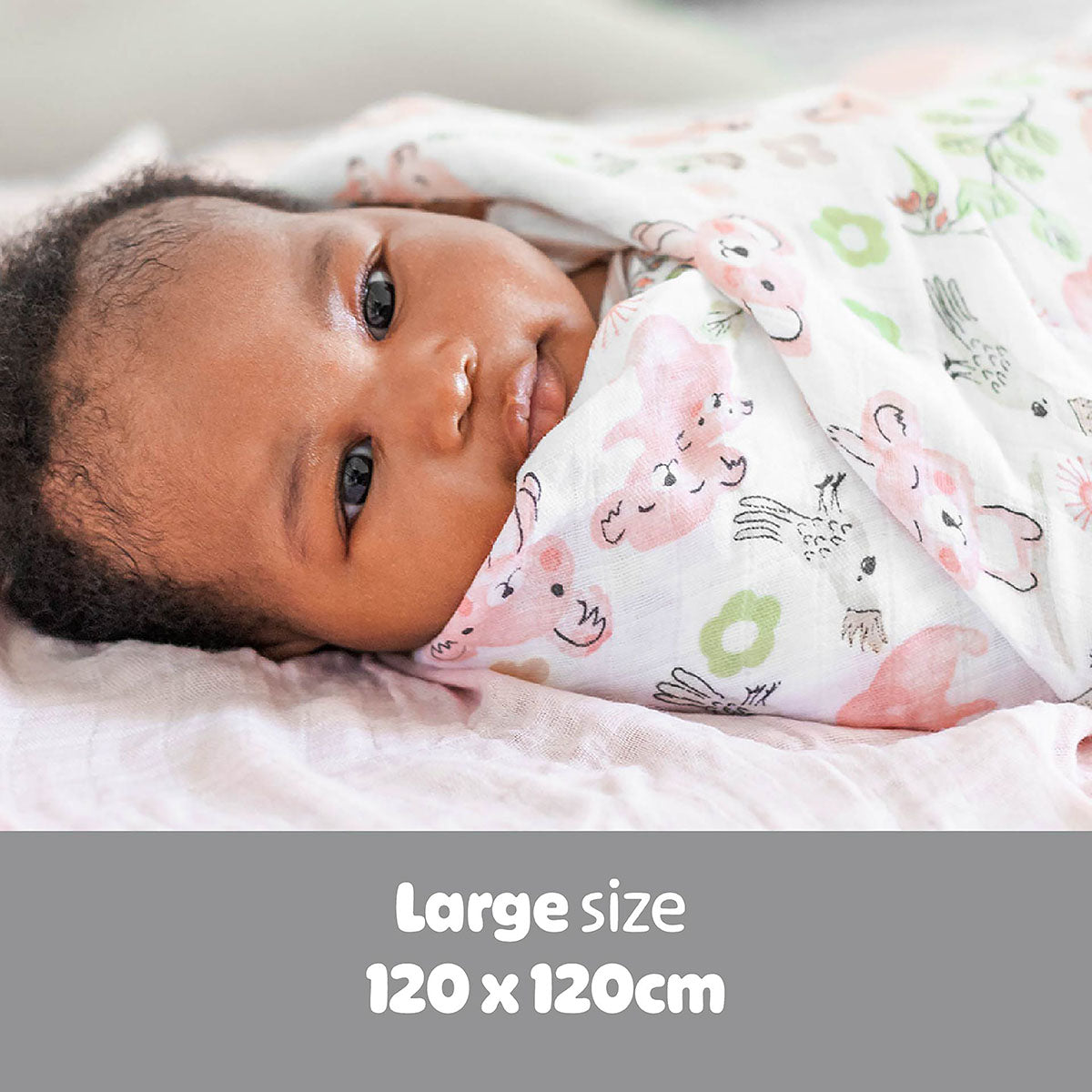 Snuggletime Bamboo Muslin Receiver 2 PK
