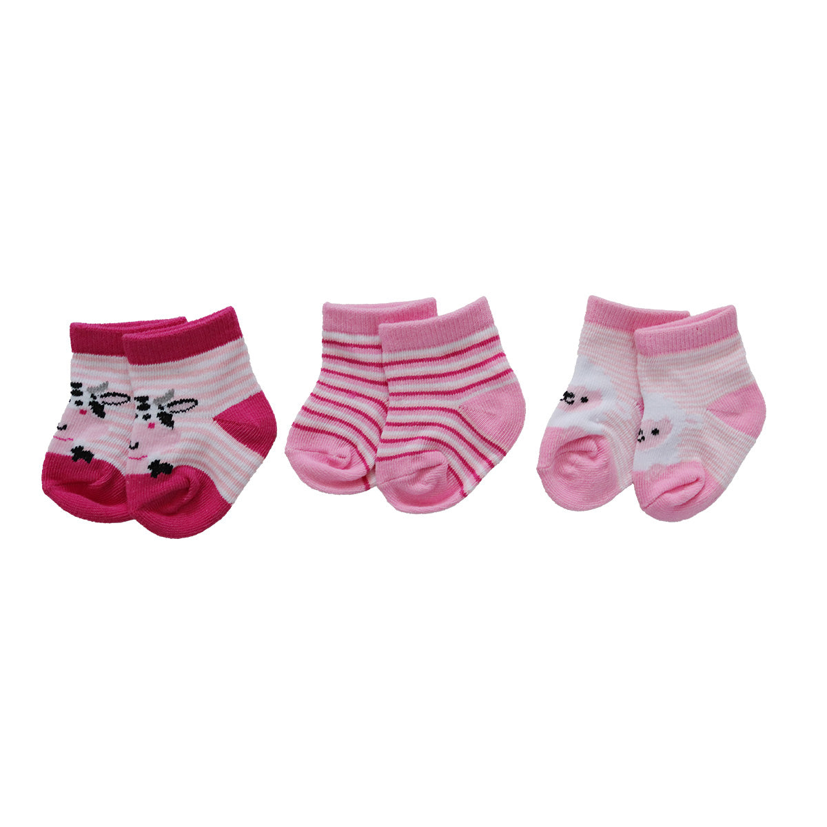 Snuggletime 3pk Socks 6-12 Months