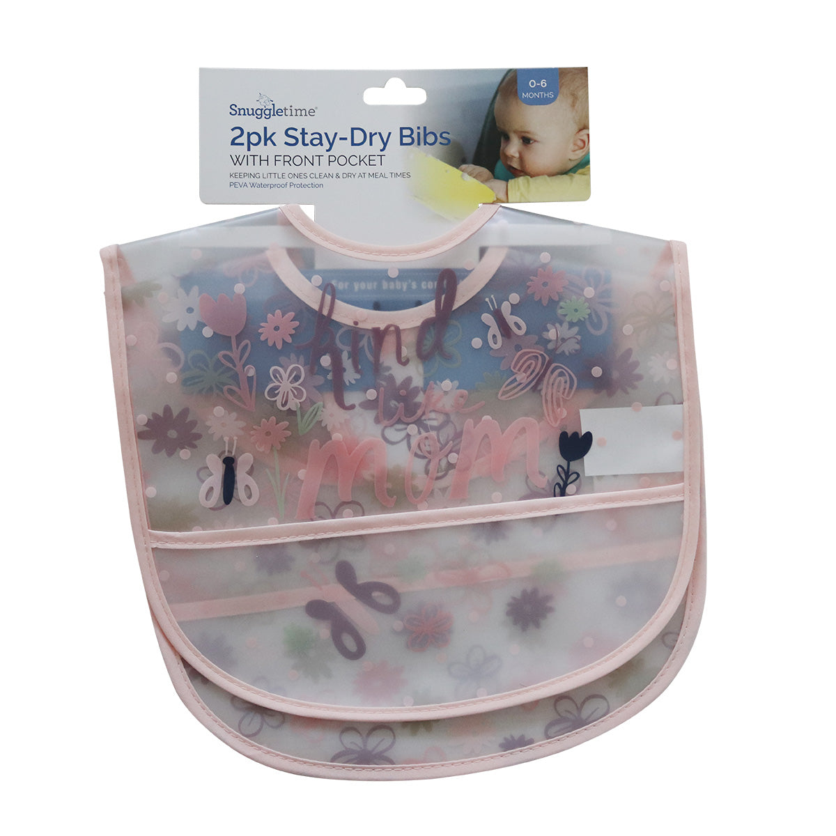 Snuggletime 2pk Stay-Dry Bibs