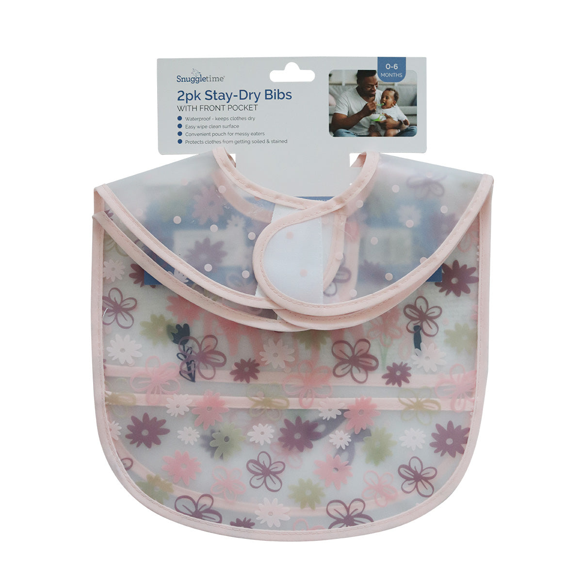 Snuggletime 2pk Stay-Dry Bibs