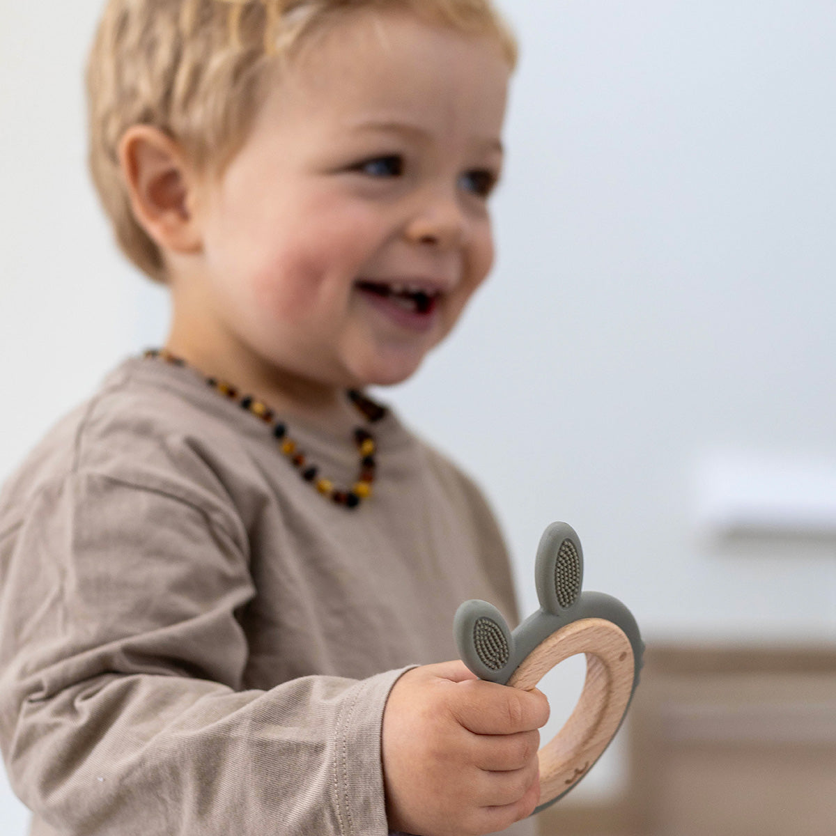 Back To Nature Teether Ring - Rabbit