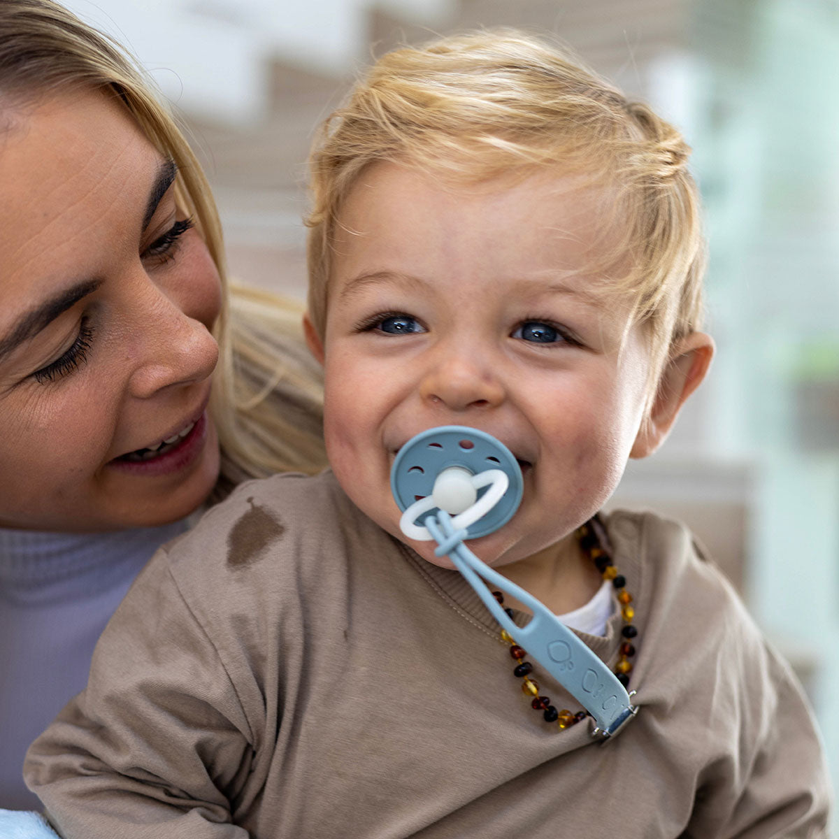 Back To Nature Silicone Pacifier Clip