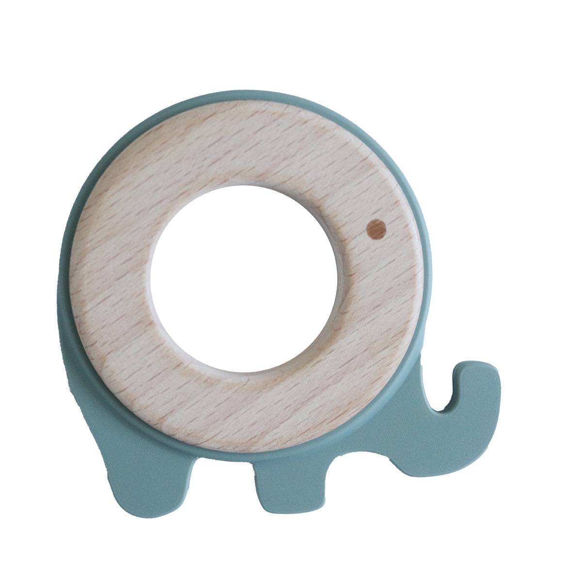 Back To Nature Silicone Teether Ring - Elephant