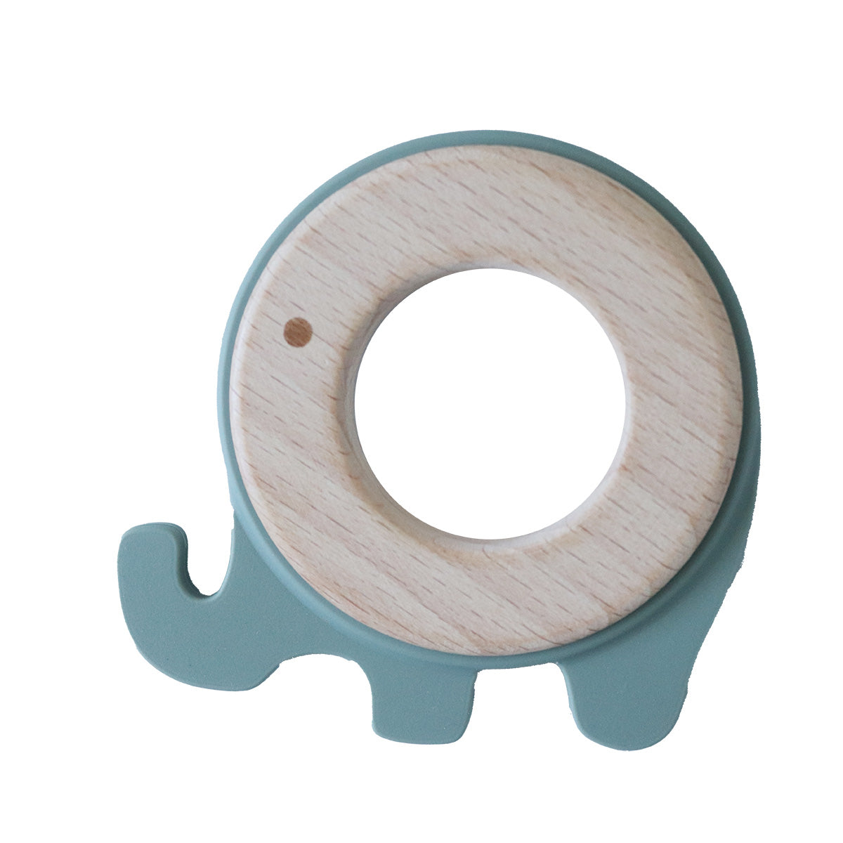 Back To Nature Silicone Teether Ring - Elephant