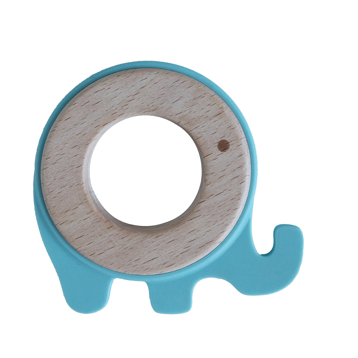 Back To Nature Silicone Teether Ring - Elephant