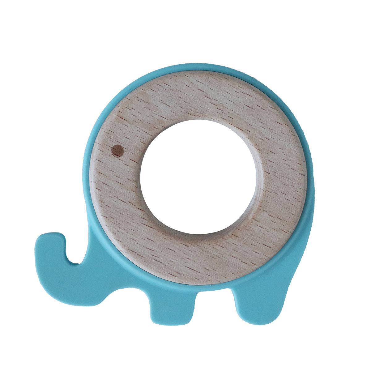 Back To Nature Silicone Teether Ring - Elephant