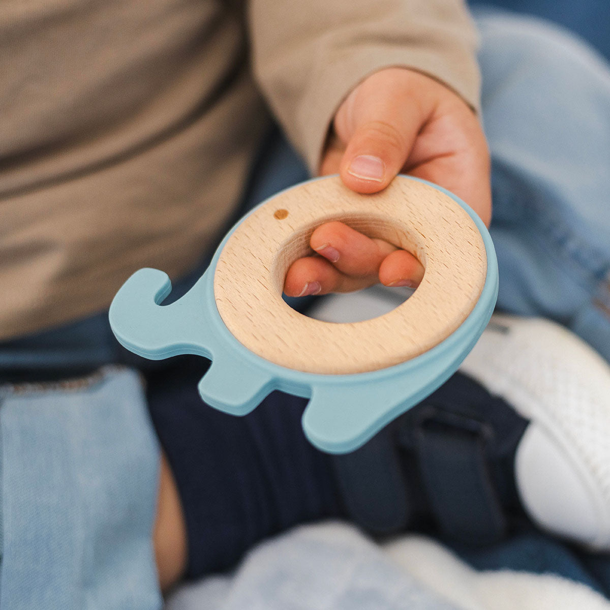 Back To Nature Teether Ring - Elephant