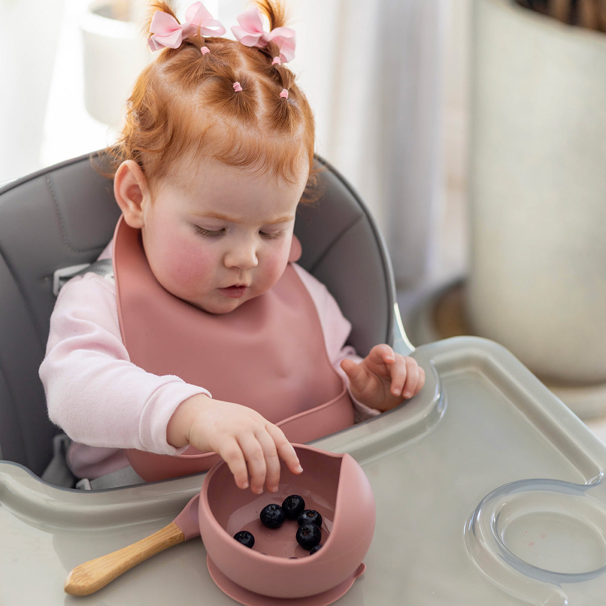 Back To Nature Silicone Feeding Set 3pc