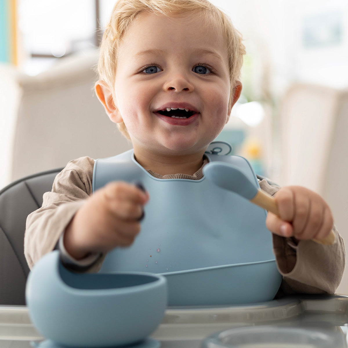 Back To Nature Silicone Feeding Set 3pc