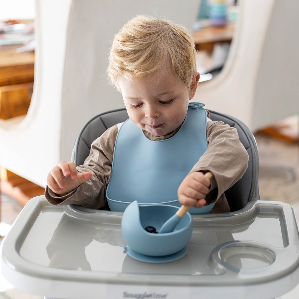 Back To Nature Silicone Feeding Set 3pc