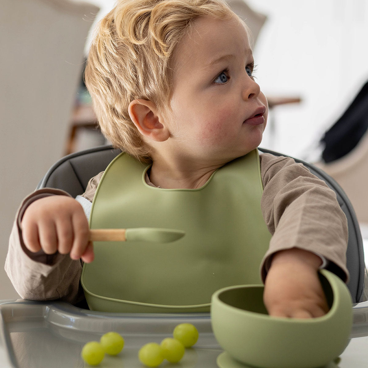 Back To Nature Silicone Feeding Set 3pc