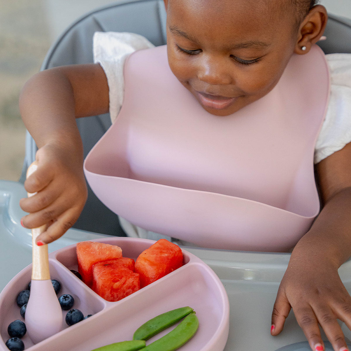 Back To Nature Silicone Feeding Set 5pc