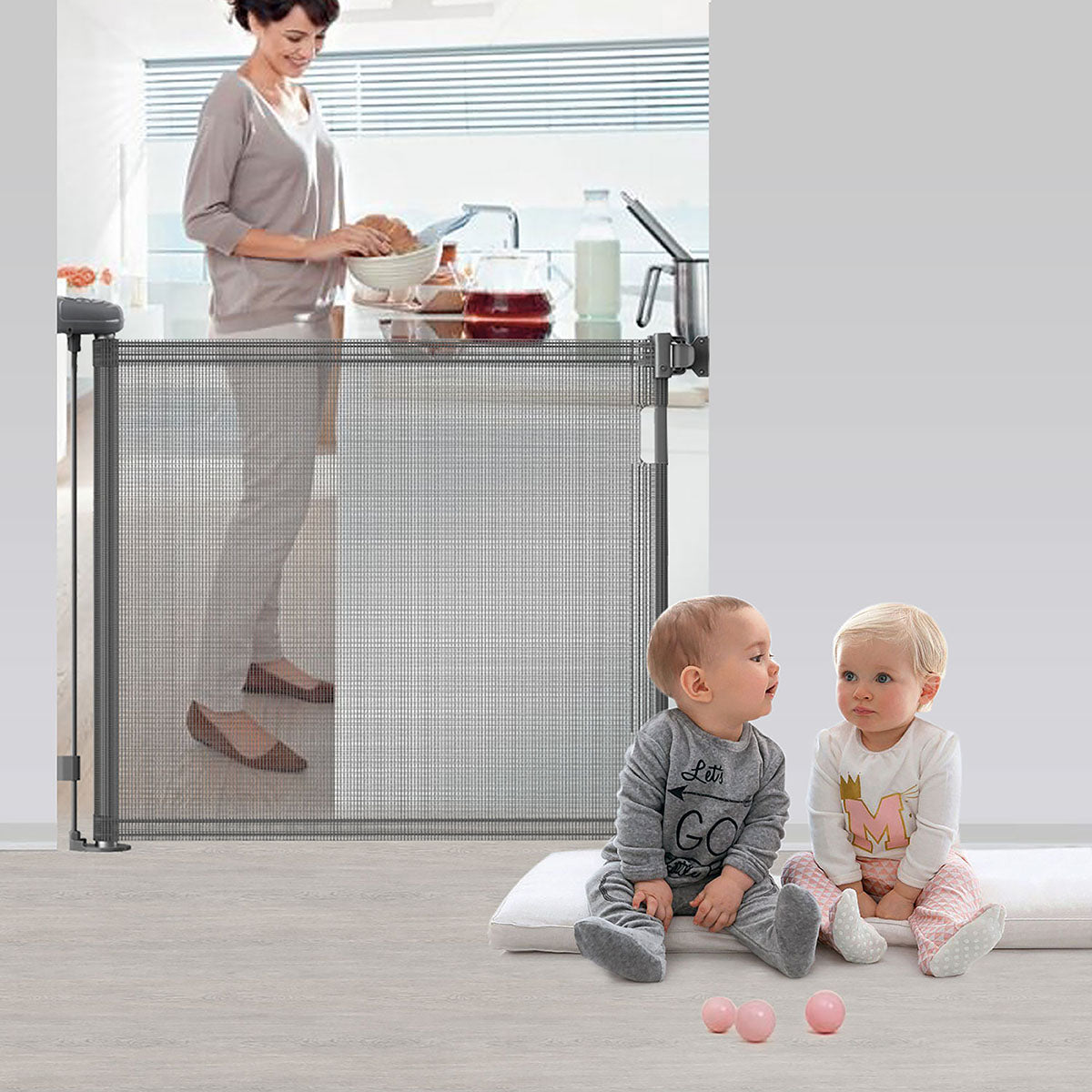 Snuggletime Autolock Retractable Safety Gate