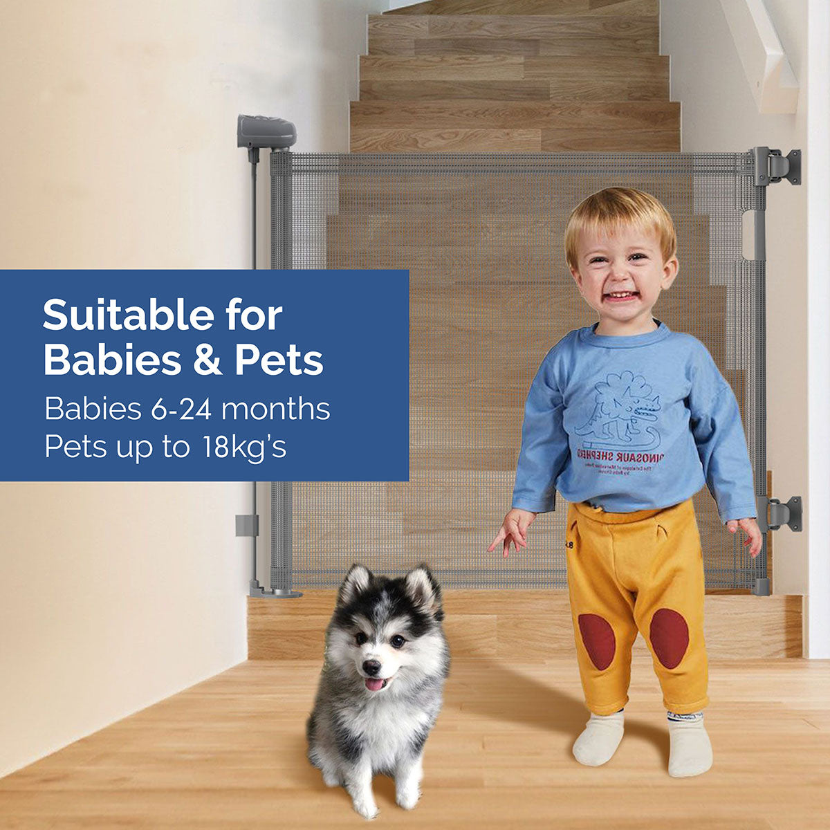 Snuggletime Autolock Retractable Safety Gate