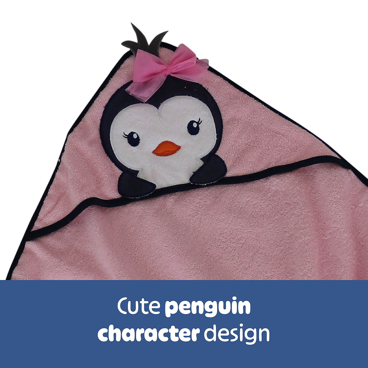 Snuggletime Character Hooded Towel Penguin
