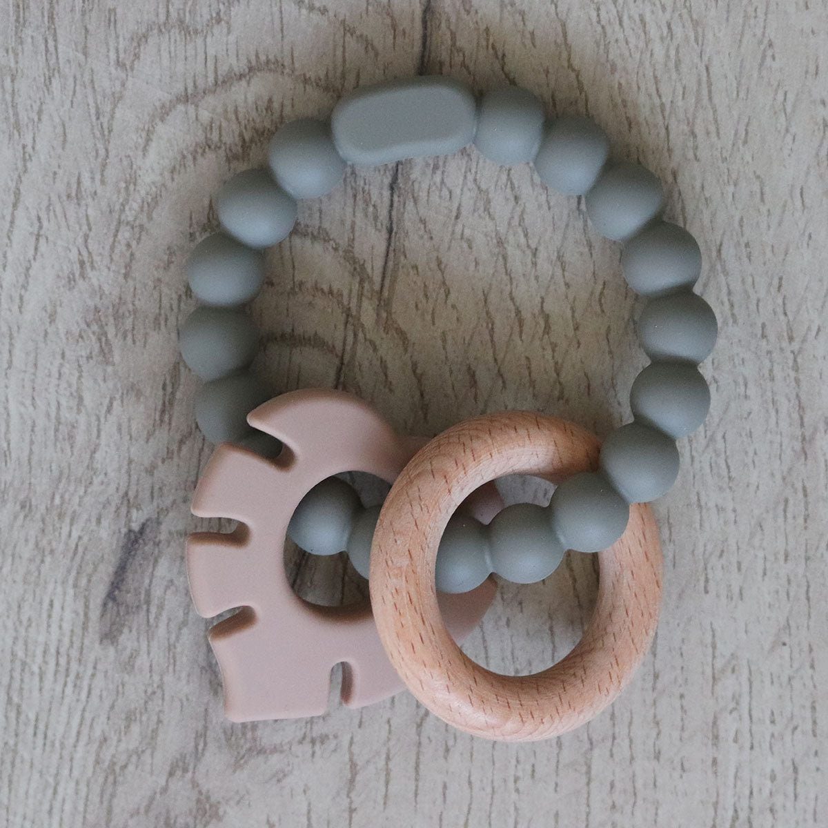 Back to Nature Silicone Teether Leaf