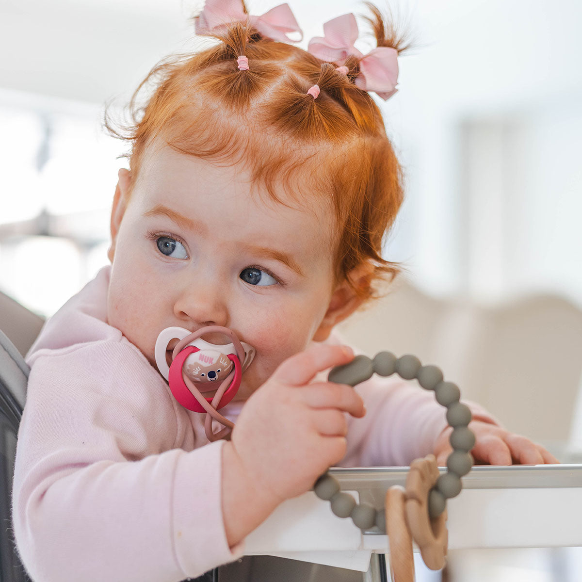 Back to Nature Silicone Teether Leaf