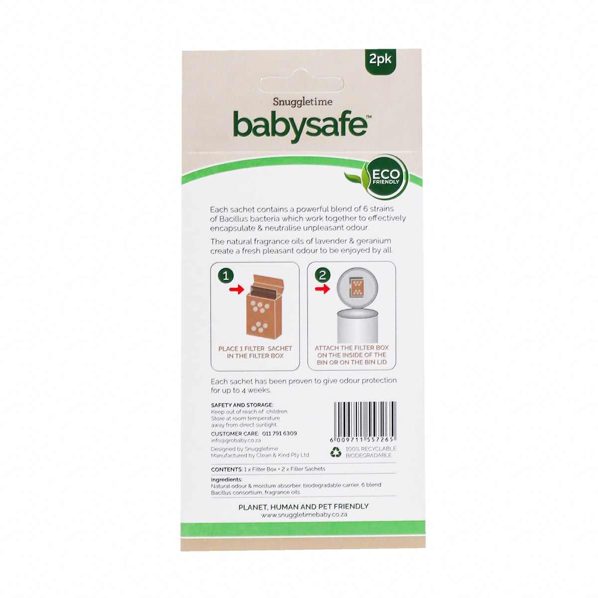 BabySafe Nappy Bin Deodoriser
