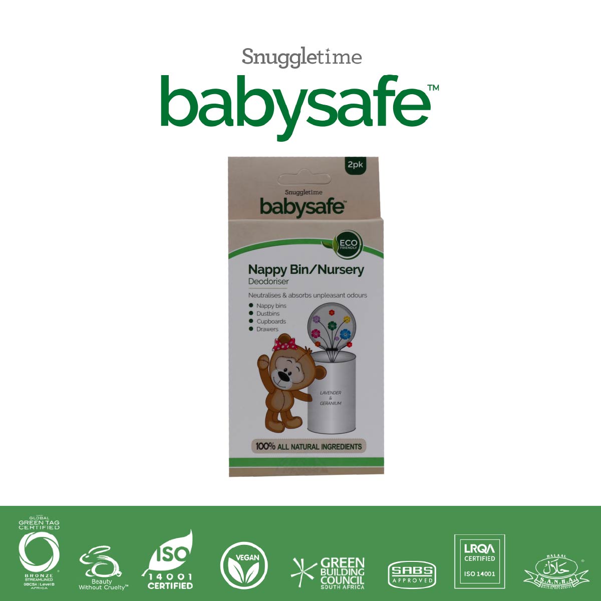 BabySafe Nappy Bin Deodoriser