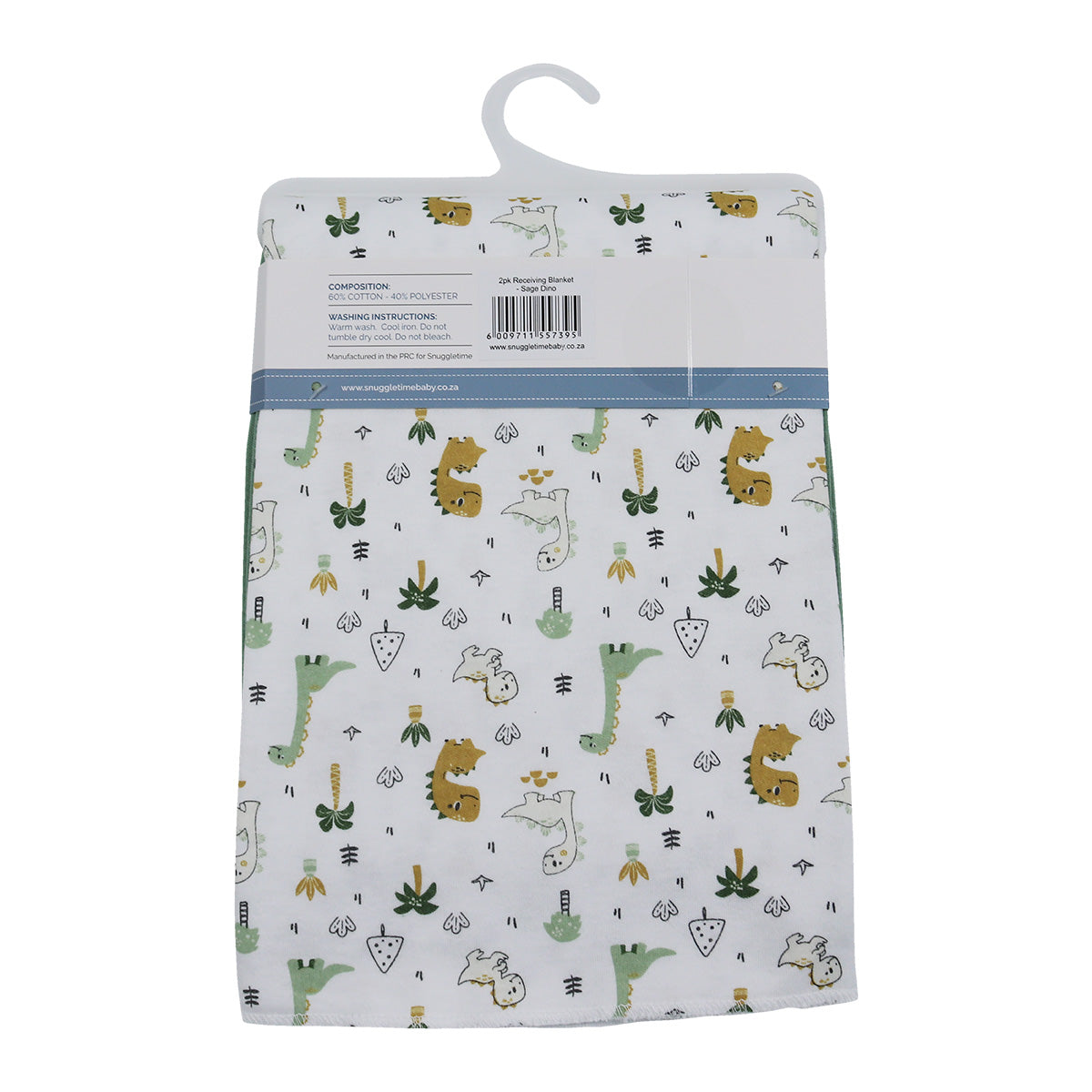 Snuggletime Swaddling Receiving Blanket 2pk