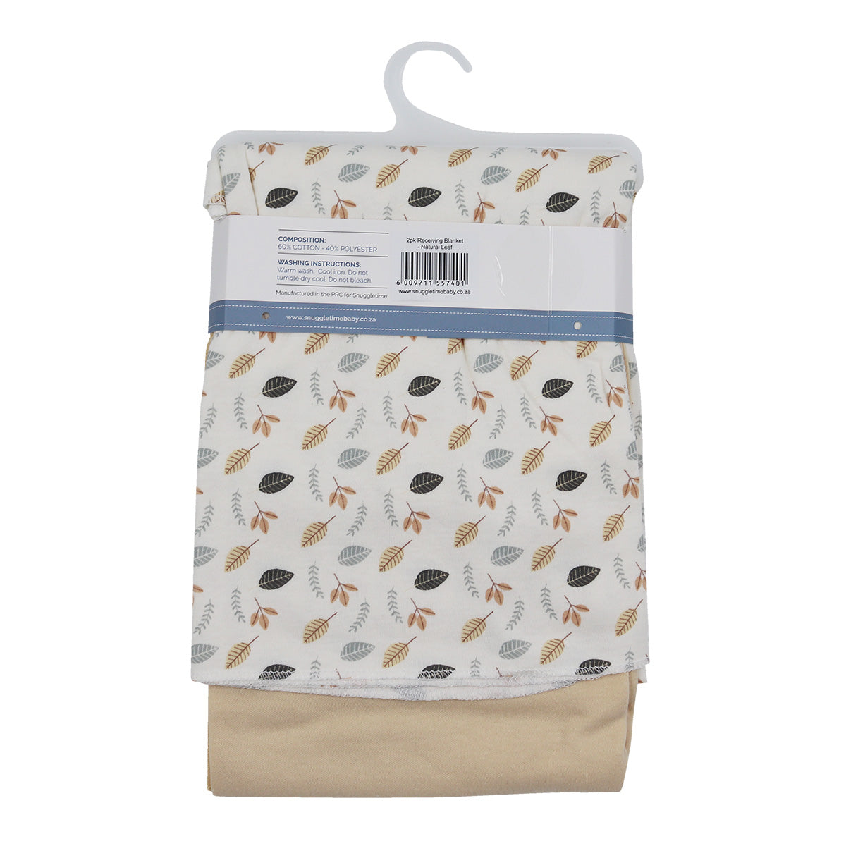 Snuggletime Swaddling Receiving Blanket 2pk