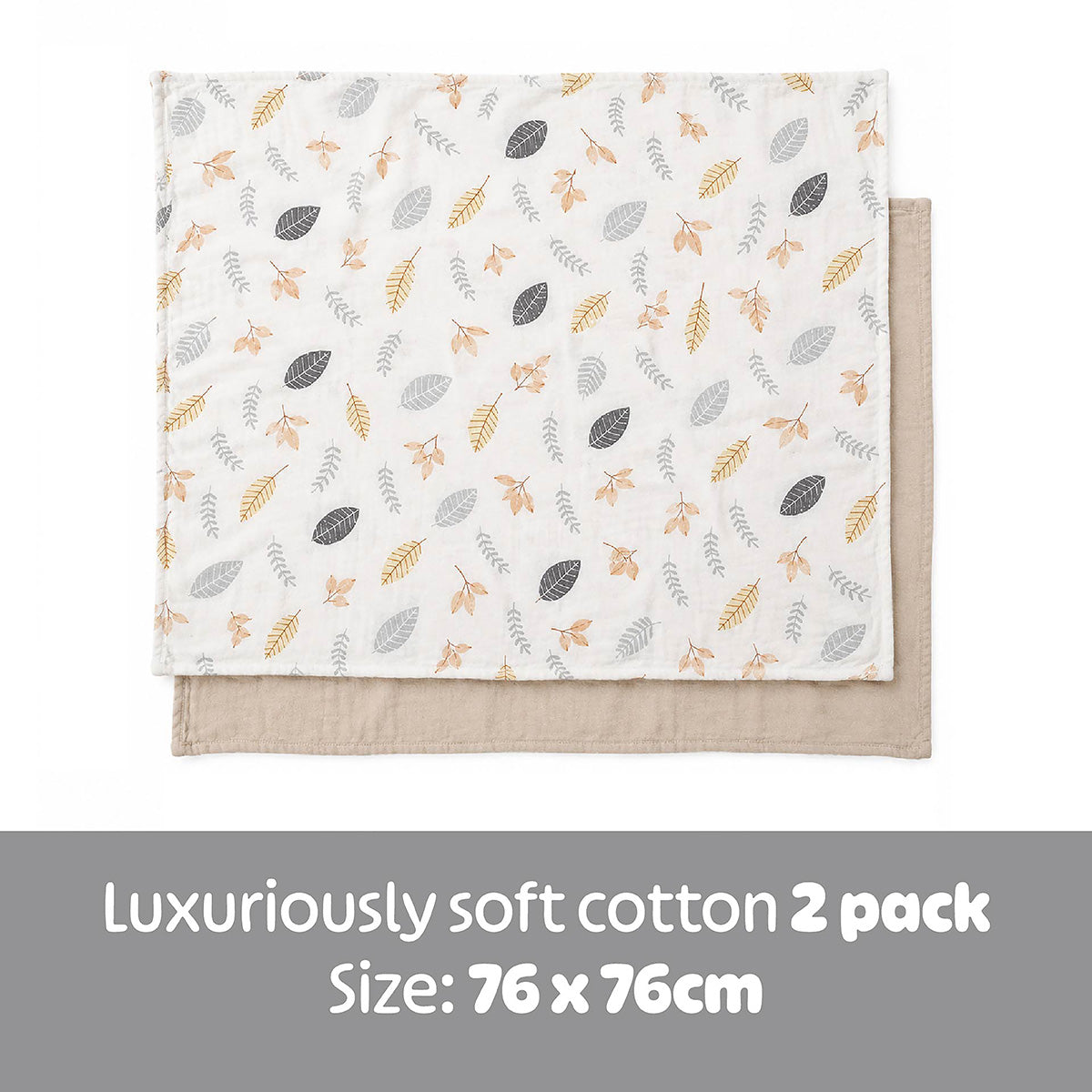 Snuggletime Swaddling Receiving Blanket 2pk