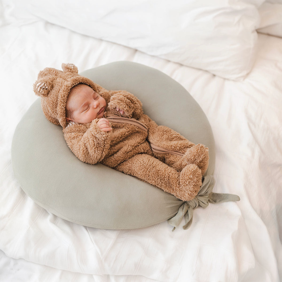 Snuggletime Snuggle Pillow with adjustable bow-tie