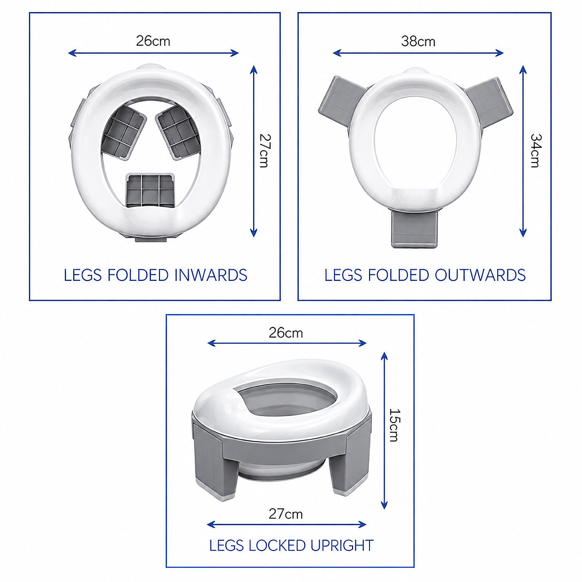 Snuggletime Travel Toddler Potty for On-the-go Potty Training