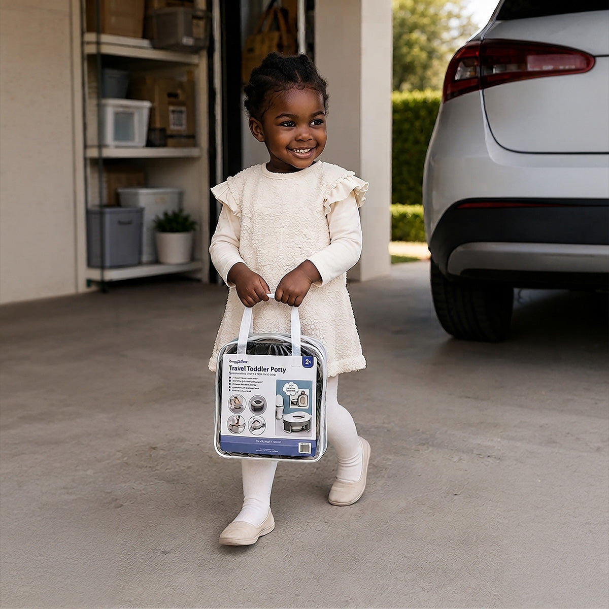 Snuggletime Travel Toddler Potty for On-the-go Potty Training