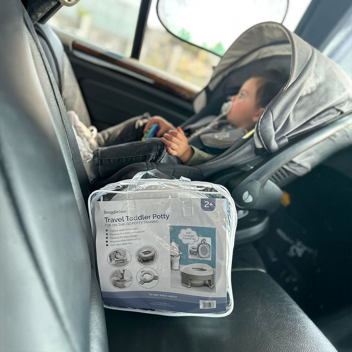 Snuggletime Travel Toddler Potty for On-the-go Potty Training