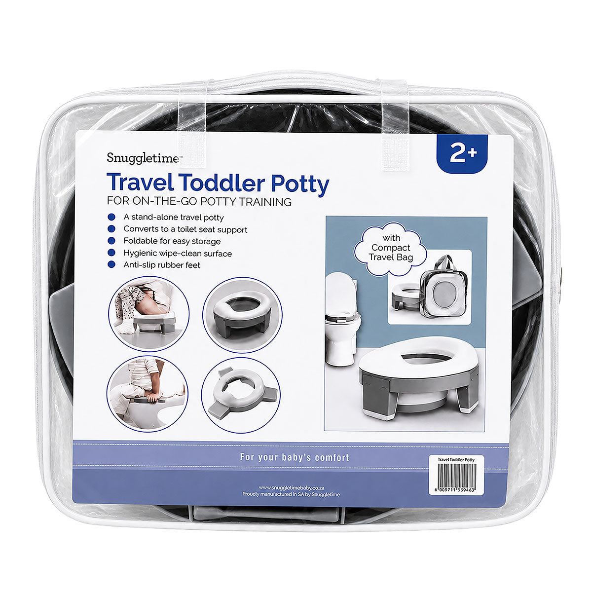 Snuggletime Travel Toddler Potty for On-the-go Potty Training