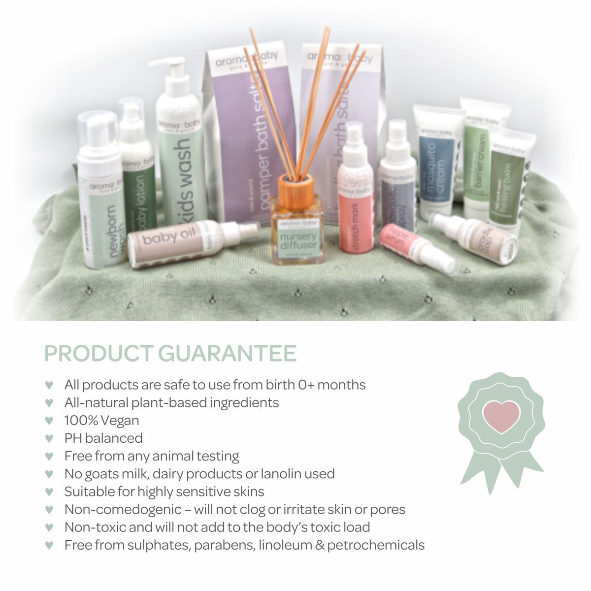 Mom &amp; Baby Natural Plant based Skincare Range