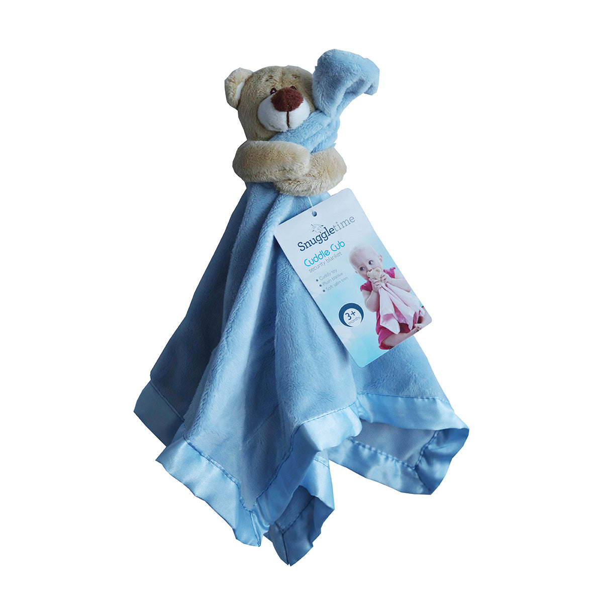 Snuggletime Cuddle Cub Security Blanket in Blue