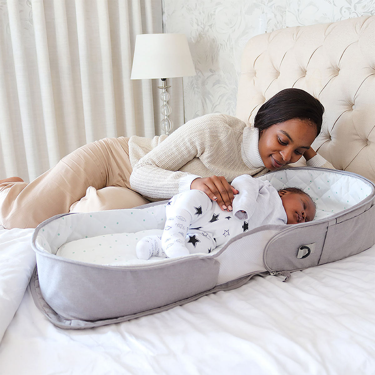 Snuggletime Travel Nest Infant Co-Sleeper with Mozzi Net