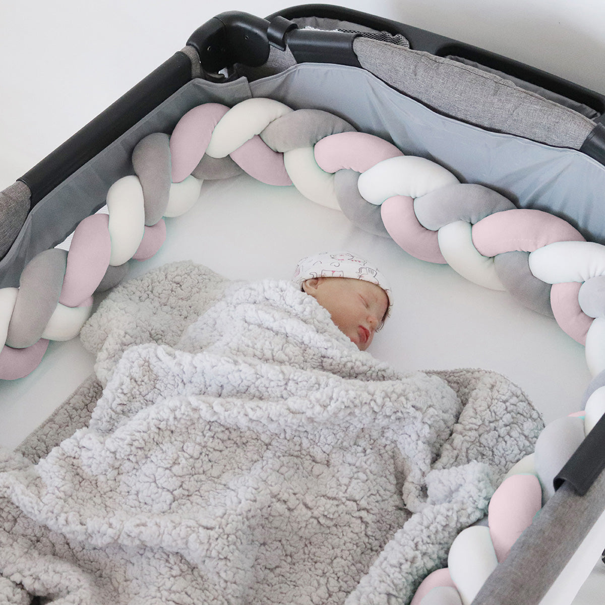 Snuggletime Braided Cot Bumper