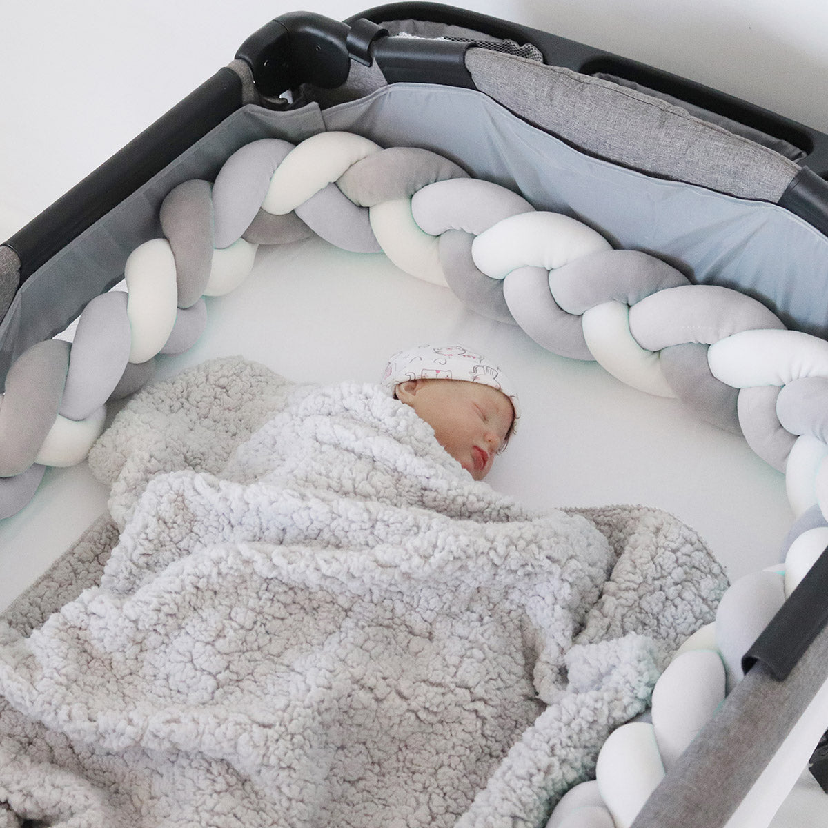 Snuggletime Braided Cot Bumper